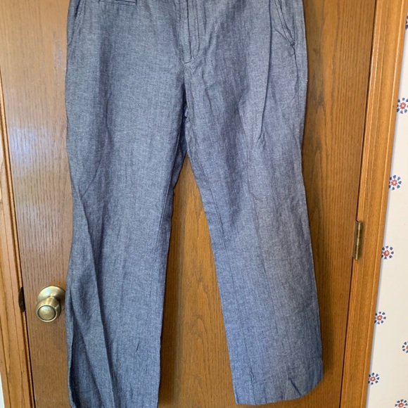 GAP Pants - GAP Women's Gray Trousers with Pinstripe- Size 10